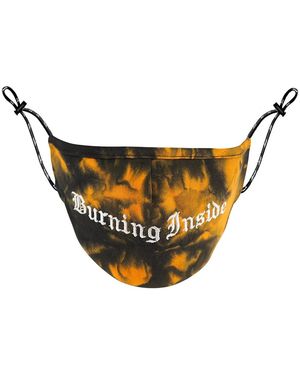 Haculla Bleached Print Face Mask - Metallic
