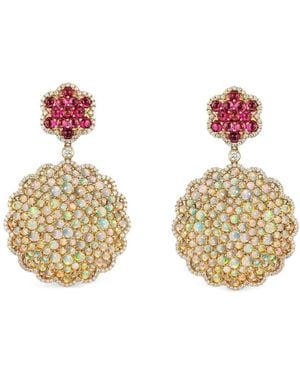 Goshwara G-One Multi-Stone Earrings - Metallic