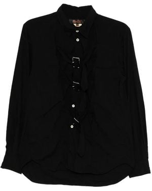 COMME DES GARÇON BLACK Buckled Shirt - Black