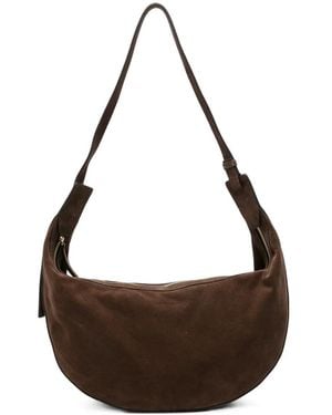 Liviana Conti Suede Shoulder Bag - Brown