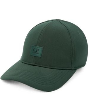 C.P. Company Logo-Patch Baseball Cap - Green