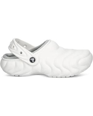 Crocs™ Textured Design Slides - White