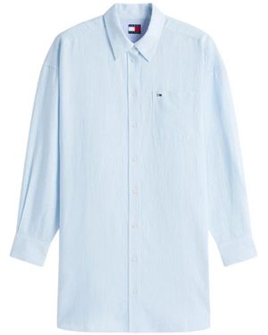 long sleeve night dress for women cotton Women's Pima Long Sleeve Harper Nightgown in Navy