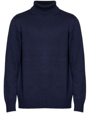 Add Gebreide Coltrui - Blauw