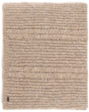Fay Ribbed Scarf - Natural