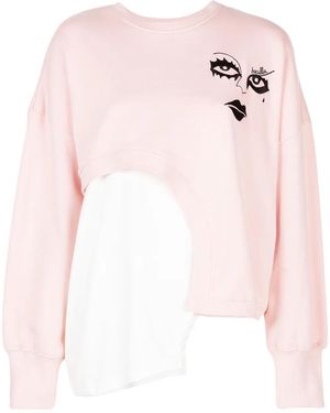 Haculla Witch Hybrid Sweatshirt - Pink