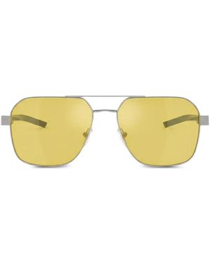 Scuderia Ferrari Lunettes De Soleil À Double Pont - Métallisé