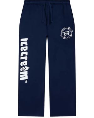 ICECREAM Jogginghose mit Logo-Print - Blau