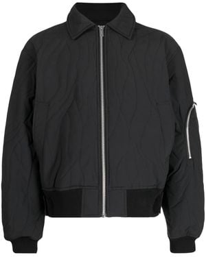 Holzweiler Quilted Bomber Jacket - Black
