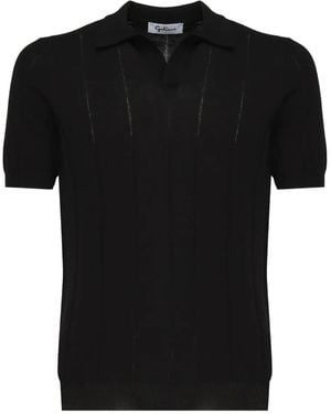 Galiana Polo À Design Nervuré - Noir