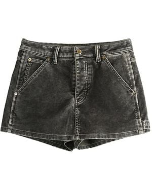 Alexander Wang Logo-Patch Mini Skort - Black