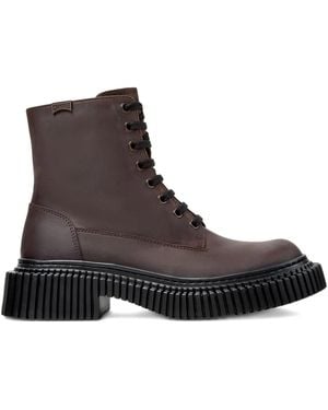 Camper Botas Pix Berlin con cordones - Marrón