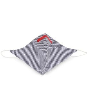 Isaia Striped Face Mask - Purple