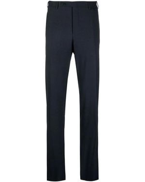 Canali Straight-Leg Tailored Trousers - Blue