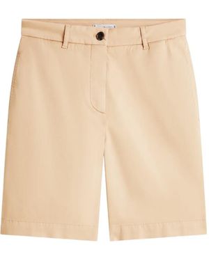 Tommy Hilfiger Buttoned Shorts - Natural
