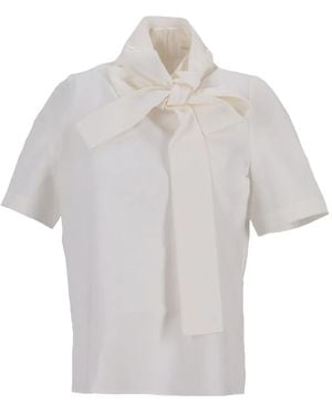 ShuShu/Tong Tie-Neck Blouse - White