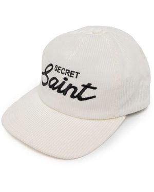 SAINT Mxxxxxx Embroidered Logo Hat - White