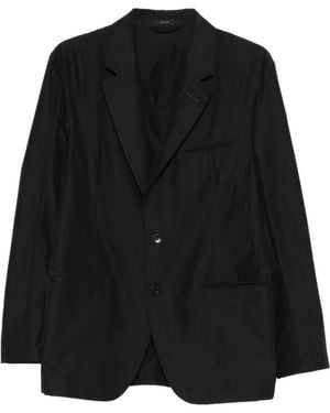 Tom Ford Parachute Poplin Blazer - Black