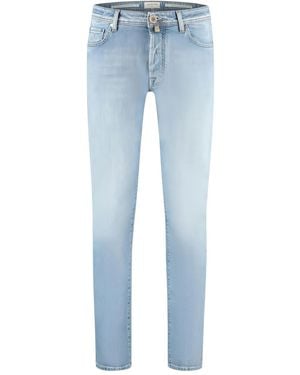 Jacob Cohen Logo-Patch Jeans - Blue