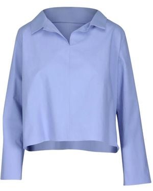 Peter Cohen Shirt Met Lange Mouwen - Blauw