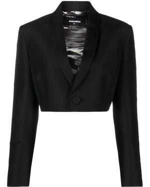 DSquared² Cropped Tailored Jacket - Black
