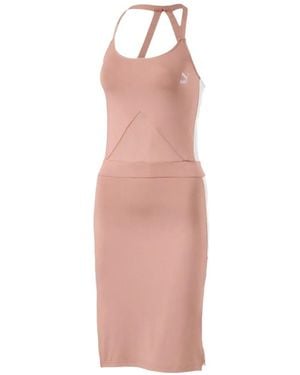 PUMA Archive T7 Midi Dress - Pink
