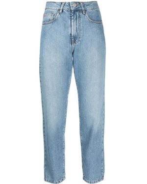 Rohe クロップド テーパードジーンズ - ブルー
