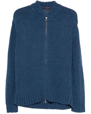 Barena Zip-Fastening Cardigan - Blue