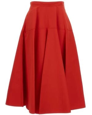 Mantu A-Line Gathered Skirt