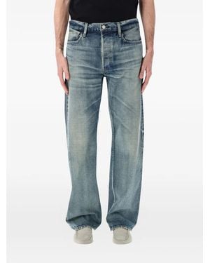 Fear Of God Japanese Selvedge Denim Straight 5 Pocket Jeans - Blue