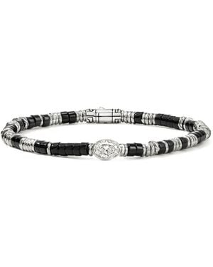 John Hardy Heishi Diamond Bracelet - Metallic