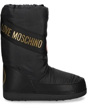Love Moschino スノーブーツ - ブラック