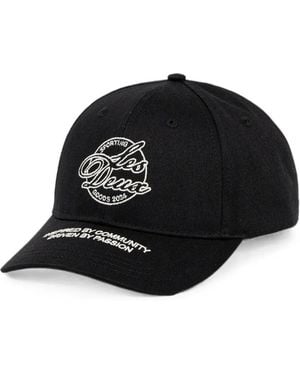 Les Deux Alonso Logo-Embroidered Baseball Cap - Black