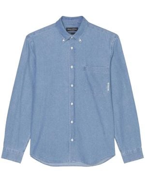 Marc O' Polo Button-Up Chambray Shirt - Blue