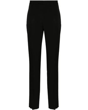 Saint Laurent Slim Fit Wool Trousers For - Black