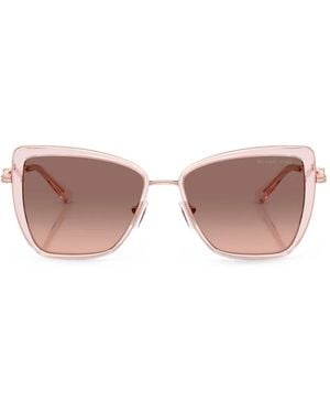 Michael Kors Geometric-Frame Sunglasses - Pink