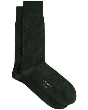Hackett Calcetines Con Motivo De Lunares - Negro