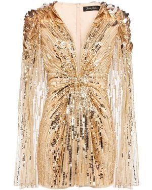 Jenny Packham Honey Mini Dress - Natural