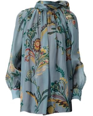 Etro Top Con Fiocco - Blu