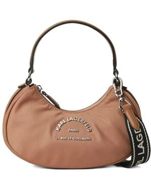 Karl Lagerfeld Rue St-Guillaume Cross Body Bag - Brown