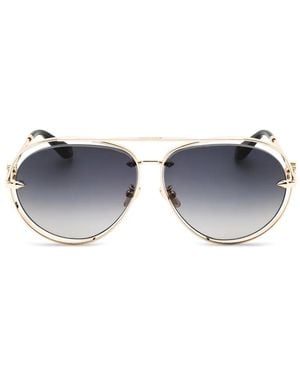 Roberto Cavalli Occhiali Da Sole Con Montatura Stile Pilota - Blu