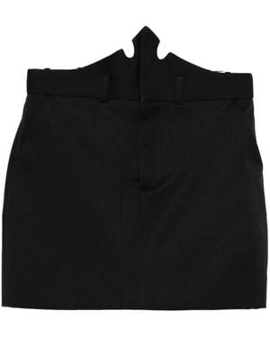Coperni X Disney Crown-Detail Mini Skirt - Black