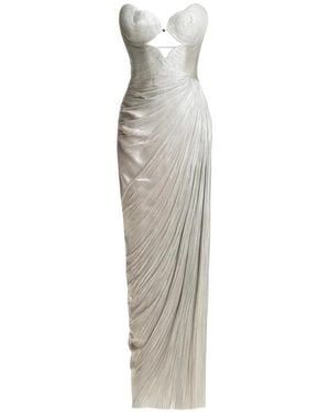 Maria Lucia Hohan Vestido Largo Amisha - Blanco