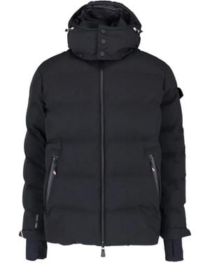 Moncler Hooded Padded Jacket - Black