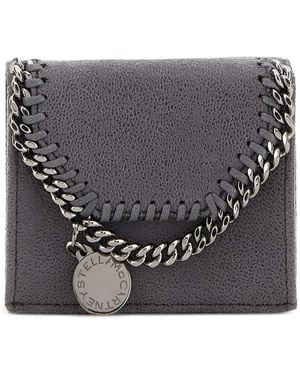 Stella McCartney Falabella Tri-Fold Wallet - Grey