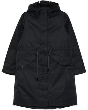 Save The Duck Joel Drawstring-Waist Hooded Jacket - Black