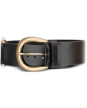 Chloé Anita Leather Belt - Grey