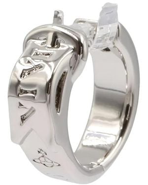 Vivienne Westwood 2020s Engraved Earring - メタリック