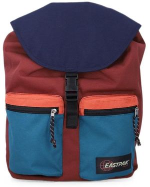 Eastpak Chapel Hill Pak'R Colour-Block Buckle-Fastening Backpack - Blue