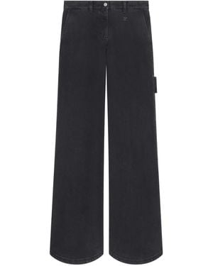 Courreges Vaqueros Estilo Baggy - Azul